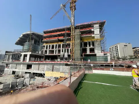 Boutique 23, Al Jaddaf construction progress — 28 October 2025, 25.47% complete, photo 1 of 6