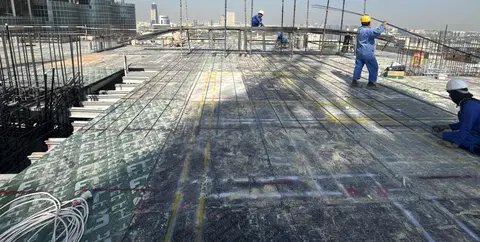 Boutique 23, Al Jaddaf construction progress — 24 February 2026, 35.10% complete, photo 7 of 7