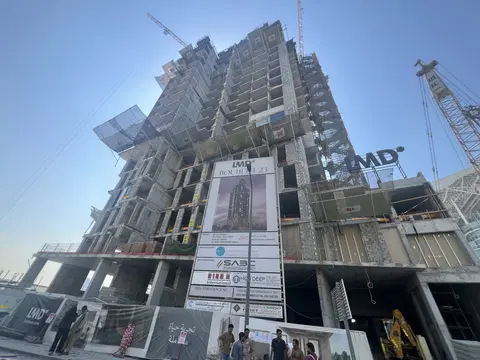 Boutique 23, Al Jaddaf construction progress — 24 February 2026, 35.10% complete, photo 1 of 7