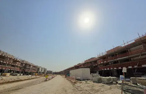 Haven By Aldar 1, DubaiLand Residence Complex construction progress — 28 July 2026, 44.15% complete, photo 4 of 11