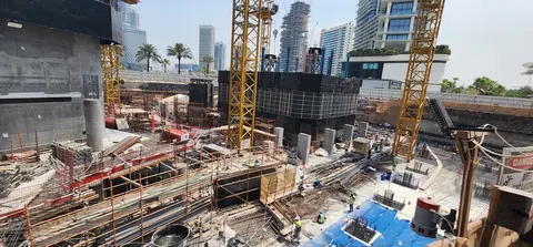 Ход строительства Regent Residences Dubai Sankari Place, Business Bay — 21 июля 2026, готовность 8,89%, снимок 1 из 5