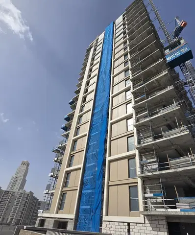 Ход строительства Aeon Towers, Dubai Creek Harbour — 23 марта 2026, готовность 63.55%, снимок 2 из 16