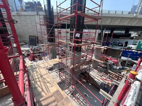 Vela Viento by Omniyat, Business Bay construction progress — 3 November 2025, 14.31% complete, photo 2 of 8