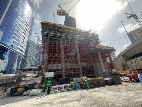 Vela Viento by Omniyat, Business Bay construction progress — 16 February 2026, 18.03% complete, photo 5 of 10