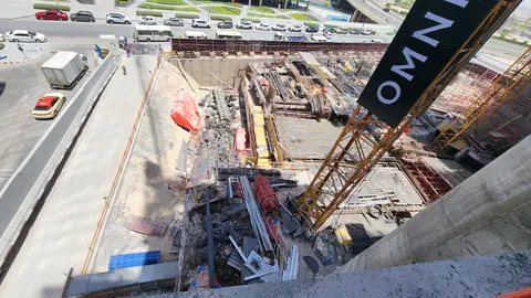 Vela Viento by Omniyat, Business Bay construction progress — 18 May 2026, 21.81% complete, photo 5 of 9