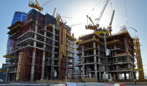 Vela Viento by Omniyat, Business Bay construction progress — 18 May 2026, 21.81% complete, photo 1 of 9