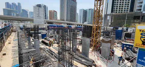 Opulent Residences, Downtown Dubai construction progress — 27 July 2026, 8.49% complete, photo 1 of 5