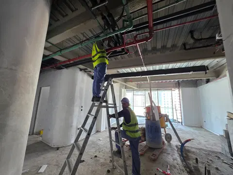 The Residences, Al Habtoor Grand, Dubai Marina construction progress — 11 June 2026, 35.29% complete, photo 2 of 17