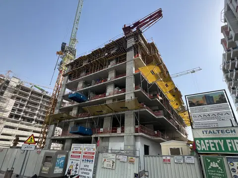 Ход строительства Samana Park Meadows, DubaiLand Residence Complex — 18 июня 2026, готовность 27,27%, снимок 6 из 7