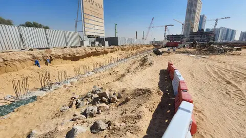Ход строительства Samana Ibiza, DubaiLand Residence Complex — 24 ноября 2025, готовность 0.81%, снимок 5 из 6