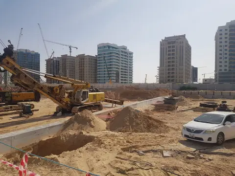 Ход строительства Samana Ibiza, DubaiLand Residence Complex — 12 февраля 2026, готовность 2.38%, снимок 2 из 6