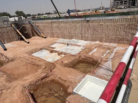Samana Ibiza, DubaiLand Residence Complex construction progress — 18 June 2026, 3.10% complete, photo 4 of 4