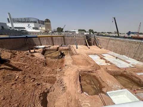 Samana Ibiza, DubaiLand Residence Complex construction progress — 18 June 2026, 3.10% complete, photo 3 of 4