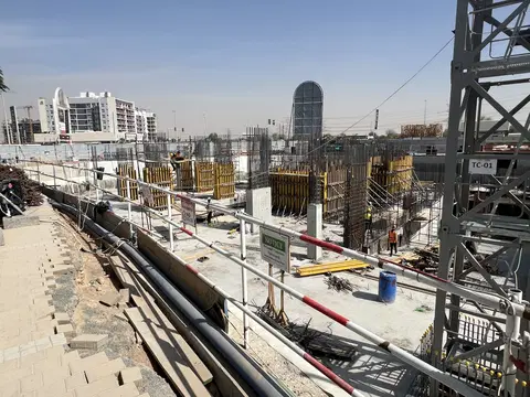 Samana Avenue, DubaiLand Residence Complex construction progress — 10 February 2026, 11.73% complete, photo 1 of 8