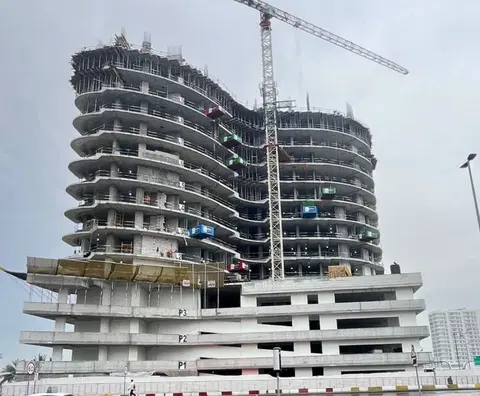 Ход строительства Trussardi Residences, Al Furjan — 6 апреля 2026, готовность 36,17%, снимок 2 из 6