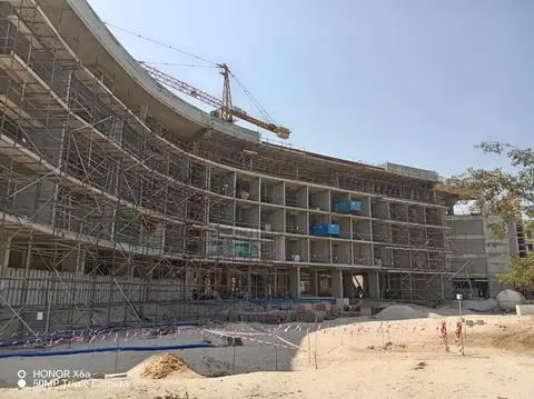 Ход строительства Marbella Resort Hotel, A Vignette Collection World Islands Dubai, World Islands — 3 ноября 2025, готовность 43.01%, снимок 4 из 5