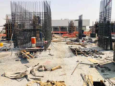 Ход строительства The Corner, DubaiLand Residence Complex — 8 сентября 2025, готовность 25.40%, снимок 3 из 6