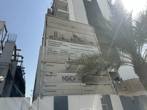 Ход строительства Rosalia Residences, Al Furjan — 5 августа 2026, готовность 82,04%, снимок 10 из 10