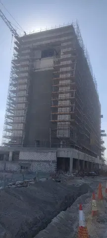 Ход строительства Azizi Riviera 67, Azizi Riviera — 19 января 2024, готовность 50.93%, снимок 2 из 7