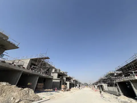 Nad Al Sheba Gardens Phase 4, Nad Al Sheba 1 construction progress — 16 July 2026, 57.04% complete, photo 10 of 12