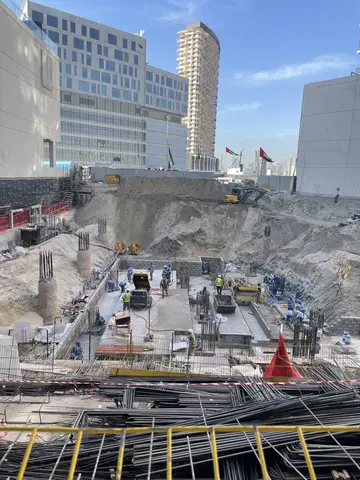 Adeba Azizi, Al Jaddaf construction progress — 10 December 2024, 21.39% complete, photo 2 of 5