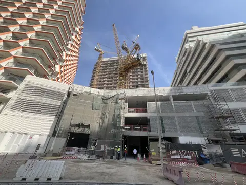 Adeba Azizi, Al Jaddaf construction progress — 9 December 2025, 56.20% complete, photo 7 of 7
