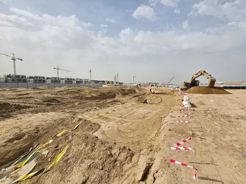 The Lakeshore Villas By Ellington, Majan construction progress — 20 April 2026, 0.52% complete, photo 4 of 12