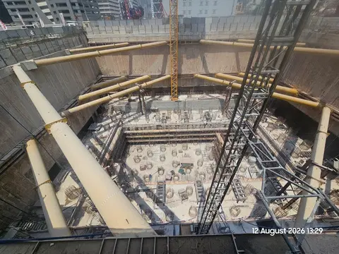 Bayz 101 By Danube, Business Bay construction progress — 12 August 2026, 10.00% complete, photo 4 of 4