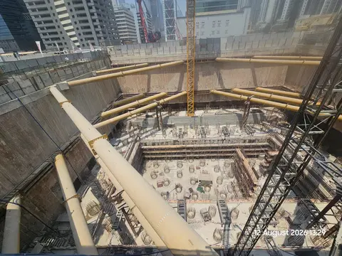 Bayz 101 By Danube, Business Bay construction progress — 12 August 2026, 10.00% complete, photo 2 of 4