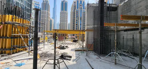 Ход строительства Solara Tower Dubai, Downtown Dubai — 30 июня 2026, готовность 20,73%, снимок 4 из 7