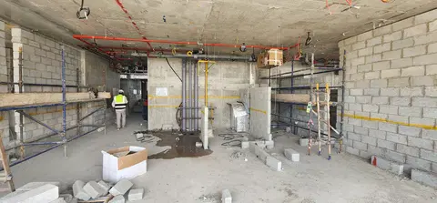 One River Point, Business Bay construction progress — 21 July 2026, 35.43% complete, photo 8 of 10