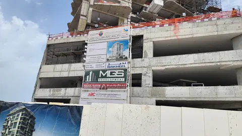 Ход строительства Edgewater Residences, Dubai Islands — 6 апреля 2026, готовность 27.88%, снимок 6 из 9