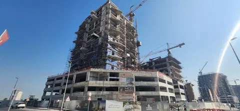 Edgewater Residences, Dubai Islands construction progress — 31 August 2026, 47.80% complete, photo 4 of 10