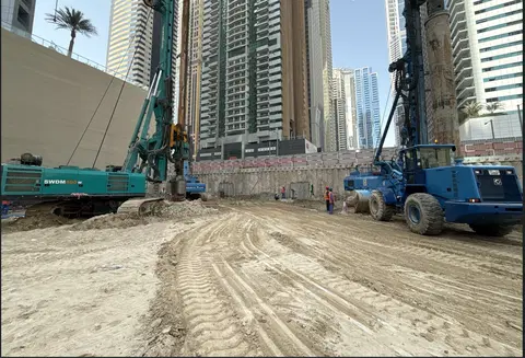 Aba Lux Living, Dubai Marina construction progress — 8 September 2025, 2.96% complete, photo 3 of 6