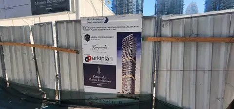 Aba Lux Living, Dubai Marina construction progress — 4 June 2026, 5.84% complete, photo 4 of 10