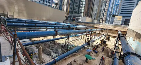 Aba Lux Living, Dubai Marina construction progress — 4 June 2026, 5.84% complete, photo 2 of 10