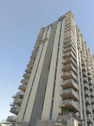 Ход строительства Oria Tower, Dubai Creek Harbour — 29 июля 2026, готовность 71,10%, снимок 5 из 10
