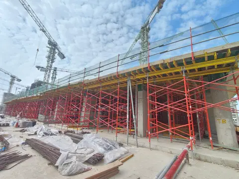 Ход строительства Azizi Venice 7, Azizi Venice — 21 января 2026, готовность 21.05%, снимок 5 из 11