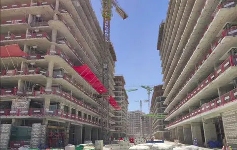 Azizi Venice 7, Azizi Venice construction progress — 22 June 2026, 29.19% complete, photo 2 of 3
