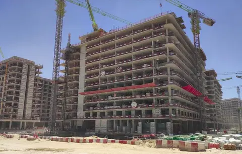 Azizi Venice 7, Azizi Venice construction progress — 22 June 2026, 29.19% complete, photo 1 of 3