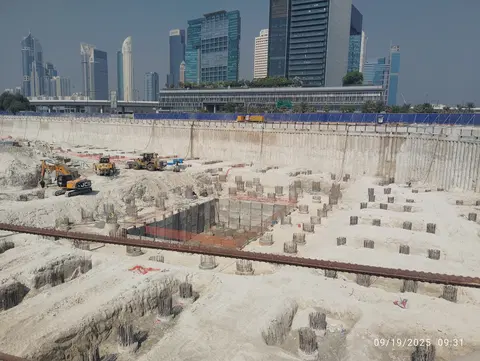 Address Residences Zabeel, Za'abeel construction progress — 6 October 2025, 8.68% complete, photo 2 of 3