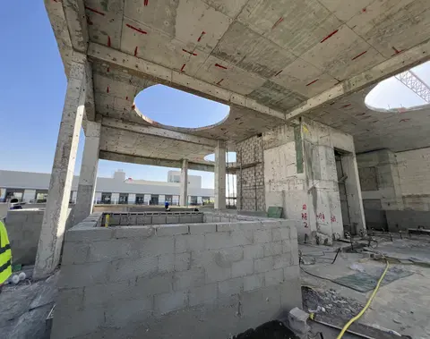 Ход строительства The Maiden Residence, International City 2 — 14 мая 2026, готовность 73.02%, снимок 9 из 9
