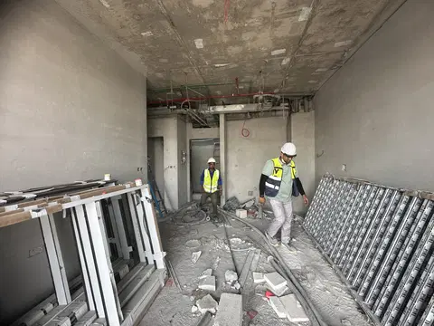Kaya, Town Square construction progress — 30 April 2026, 53.65% complete, photo 1 of 7