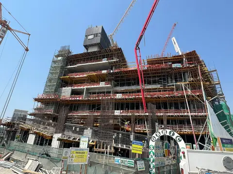 Eleve by Deyaar, Downtown Jebel Ali construction progress — 24 September 2026, 20.01% complete, photo 4 of 10