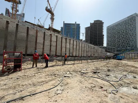 Ход строительства Rove Home Marasi Drive, Business Bay — 23 марта 2026, готовность 9.70%, снимок 3 из 5