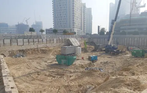 Ход строительства Rove Home Marasi Drive, Business Bay — 23 марта 2026, готовность 9.70%, снимок 1 из 5