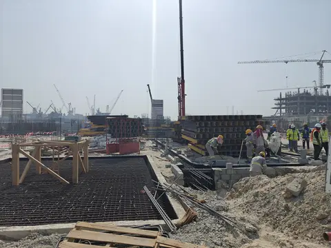 Ход строительства Ocean Point, Rashid Yachts & Marina — 17 июля 2025, готовность 10.07%, снимок 1 из 4