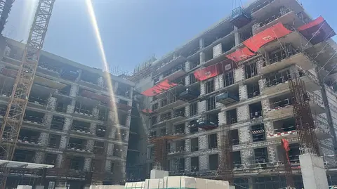 Ocean Point, Rashid Yachts & Marina construction progress — 21 April 2026, 26.95% complete, photo 3 of 4