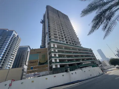 Ozone1 Residence, JVC District 13 construction progress — 14 July 2026, 56.83% complete, photo 8 of 9
