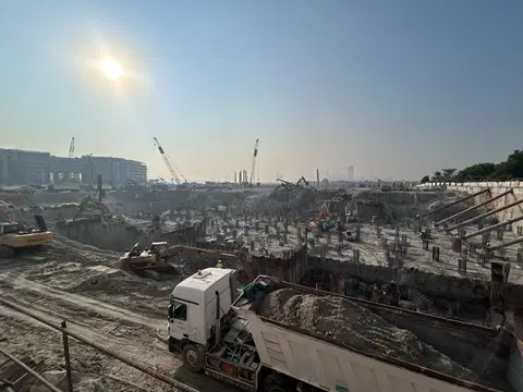 The Alba, The Palm Crescent construction progress — 30 October 2025, 5.41% complete, photo 1 of 10
